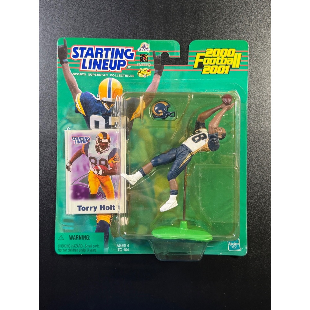 Torry Holt Starting Lineup 2000 Football 2001 St Louis Rams Figure Hasbro NIP